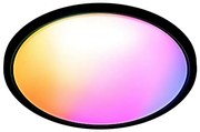 WiZ - LED RGB Stmievateľné stropné svietidlo SUPERSLIM LED/22W/230V Wi-Fi čierna