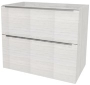 Mereo, Mereo Mailo, kúpeľňová skrinka 81 cm, chróm madlo, Multidecor, Pino Aurélio, MER-CN591SPINO