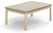 Stôl DECIBEL, 1200x800x530 mm, akustické linoleum - šedá
