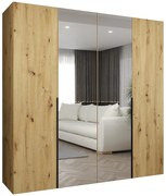 Skriňa Alicante II 200 artisan čierna