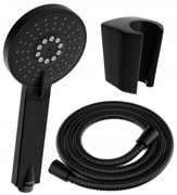 Mexen príslušenstvo - 1-bodový ručný sprchový set R-40, čierna, 785406052-70