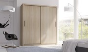 Šatníková skriňa s posuvnými dverami Mykarezo 1 A (dub sonoma). Akcia -21%. Vlastná spoľahlivá doprava až k Vám domov. 1123932