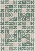 Kusový koberec Palma Natural 16824-460 - na von aj na doma, 200x290, zelená, chodba / predsieň, Balta