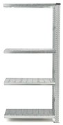 Kovový regál BLEND s vaničkou, prídavná sekcia, 1972x900x400 mm