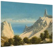 Obraz - Georg Emil Libert, View of Sommerspiret, the Cliffs of Møn, reprodukcia (70x50 cm)