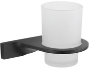 Mexen Rino, nástenný pohár na kefky, čierna matná, 7027038-70