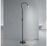 Orion - Flexibilná stojacia lampa DOTTY 1xGU10/10W/230V čierna/mosadz