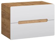 Skrinka Bronx 80 (doska) dub craft-biely