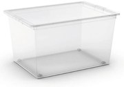 KIS Úložný box C Box XL 50l s kolieskami transparentný