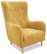 Kreslo Benetto Gerra 35 dr.oo/1 žltá