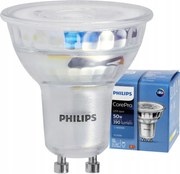 LED žiarovka Philips GU10 - 4,6 W - 390 Lm 36 ° - studená biela - CorePro Premium