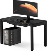 Herný stôl elektricky nastaviteľný, vstavaná bezdrôtová nabíjačka QI a USB: Diablo X-RIFT čierny