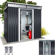 InternetovaZahrada Záhradný domček 196x122x180 cm - antracit