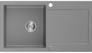 Mexen Leo - drez granitový 90x50cm, 1-komorový, šedá, 6501901010-71
