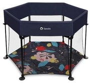 Lionelo - Hracia ohrádka ROEL tmavomodrá