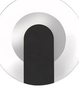 Searchlight 95410BK - LED Nástenné svietidlo TARGET LED/7W/230V čierne