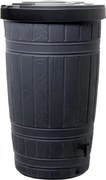 Waterform Nádrž na dažďovú vodu WOODCAN, čierna, 265 l, s kohútikom