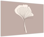 Obraz - Béžové listy N⁰3 (90x60 cm)