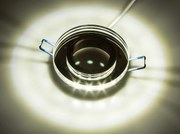 BERGE Podhľadové bodové svietidlo BRG71023 nevýklopné - GU10 - okrúhle + svietiaca LED pásik 3W neutrálna biela