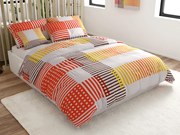 Obliečky z mikrosaténu MIRVOLLI, bielo-červené Rozmer obliečky: 70 x 90 cm | 140 x 200 cm