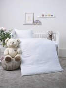 Mušelínové obliečky do postieľky - Alexia biela