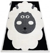Koberec JOY Sheep krém / čierny