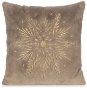 CHLPATÁ VIANOČNÁ DEKORAČNÁ OBLIEČKA NA VANKÚŠ SNOWFLAKE 45X45 VZOROVANÁ