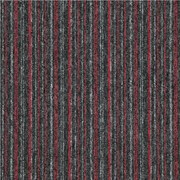 Kobercový štvorec Sonar Lines 4520 červenočierny 50 x 50 cm, chodba / predsieň, Balta