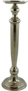 Strieborný kovový svietnik široký - Ø11 * 39cm