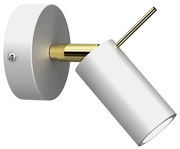 Nástenné bodové svietidlo PRESTON 1xGU10/MR11/40W/230V biela/zlatá