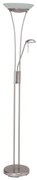Brilliant - LED stmievateľná stojacia lampa FINN 2xLED/13W/230V matný chróm