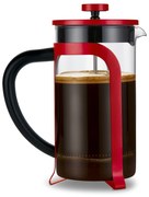 Kanvica french press 800 ml, 6 šálok, červená