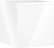 Mexen Orio, kúpeľňová skrinka 45 cm, 1 zásuvka, biela lesklá, 91A10-04547-1-BF00