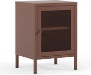 Vínovočervený nočný stolík Fayna – Marckeric