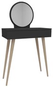 Kozmetický stolík Siena Anthracite