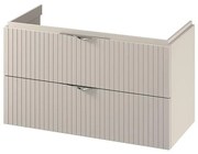 Cersanit S1015-013 - Závesná kúpeľňová skrinka pod umývadlo TIRSO 100x45 cm béžová