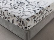 XPOSE® Mikroplyšová plachta IVANKA Exclusive - sivá 90x200 cm