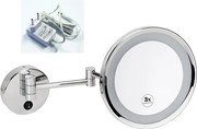 Bemeta Design Kozmetické zrkadlo, ø 240 mm, s LED osvetlením - 116401772