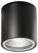 Ideal Lux - Vonkajšie bodové svietidlo GUN 1xGU10/28W/230V pr. 11 cm IP55 čierna