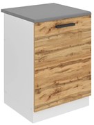 Kuchynská skrinka Belini Premium Full Version drezová 60 cm dub wotan s pracovnou doskou