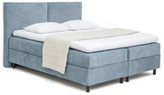 Modrá boxspring posteľ s úložným priestorom 180x200 cm Elva Bold – Bonami Selection