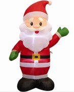 Nafukovací Mikuláš s LED podsvietením 125 cm