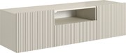 Závesná RTV skrinka Nicole so zásuvkou a nikou 150 cm - kasmír