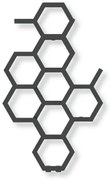 Terma Hex 821x486 vodný radiátor Soft 9005 ZX