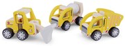 Súprava stavebných vozidiel - 3 ks