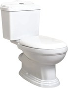 Novoterm WC kombi NV-Retro KR-13 so zadným odpadom a SoftClose sedadlom
