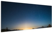 Obraz - Nočné nebo nad cestou (120x50 cm)