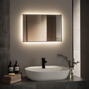 Brilagi - LED kúpeľňové zrkadlo SUELLO LED/20W/230V 40x60 cm IP44 CRI 90 stmievateľné + CCT