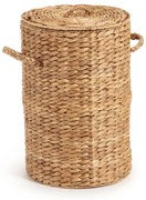 Kôš na bielizeň z vodného hyacintu v prírodnej farbe Yessira – Kave Home