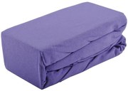 Prestieradlo jersey s gumkou 115GSM 140x200 fialová